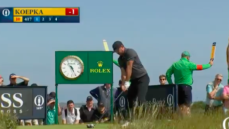 Brooks Koepka almost DRIVES 417-YARD HOLE in solid start at Open Championship